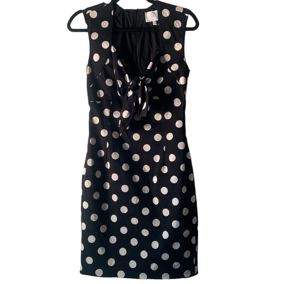 rebecca de ravenel Dresses & Skirts - Rebecca de Ravenel polka dot Midi Dress size 8